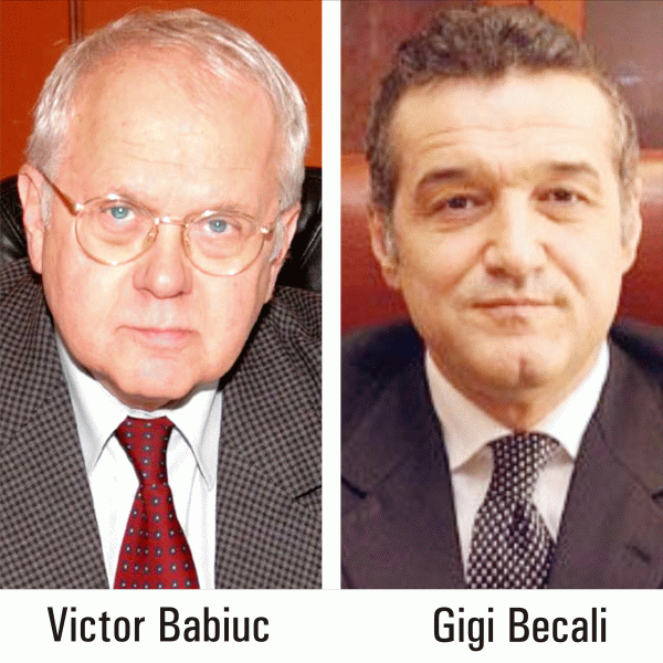 Babiuc şi Becali au fost condamnaţi la închisoare cu executare Babiuc şi Becali au fost condamnaţi la închisoare cu executare